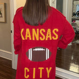 KC CHIEFS LONG CARDIGAN 8.13