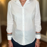PEARLY VINE AUDREY RIBBON BUTTON UP 8.17