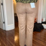 HIDDEN SUEDE CARAMEL PANT 10.6