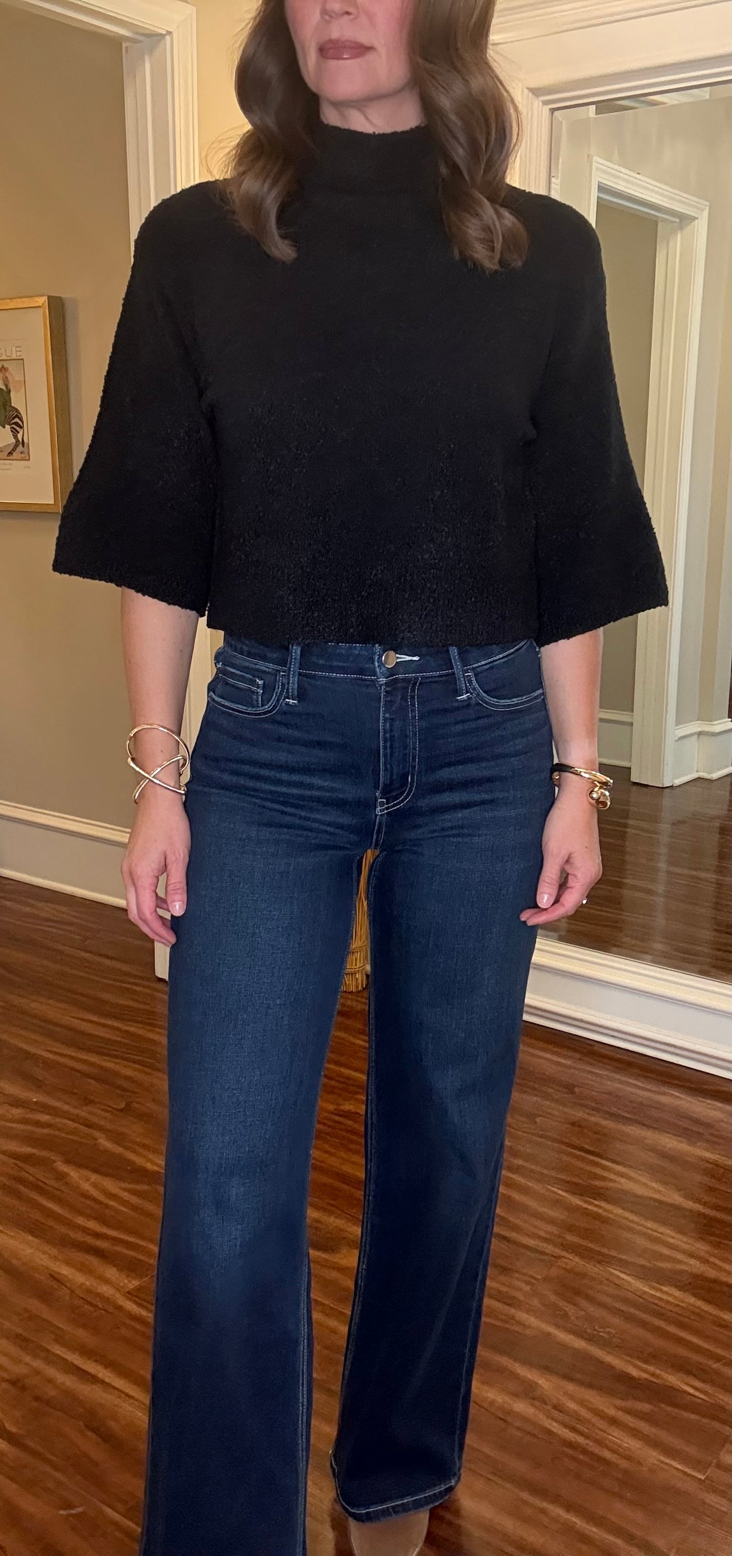 FLYING MONKEY HARMONIOUS LIGHT WIDE LEG JEAN 10.13