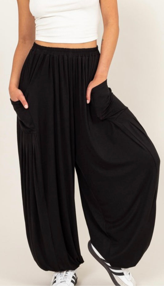 JERSEY HIGH WAIST BALLOON PANTS 5.21