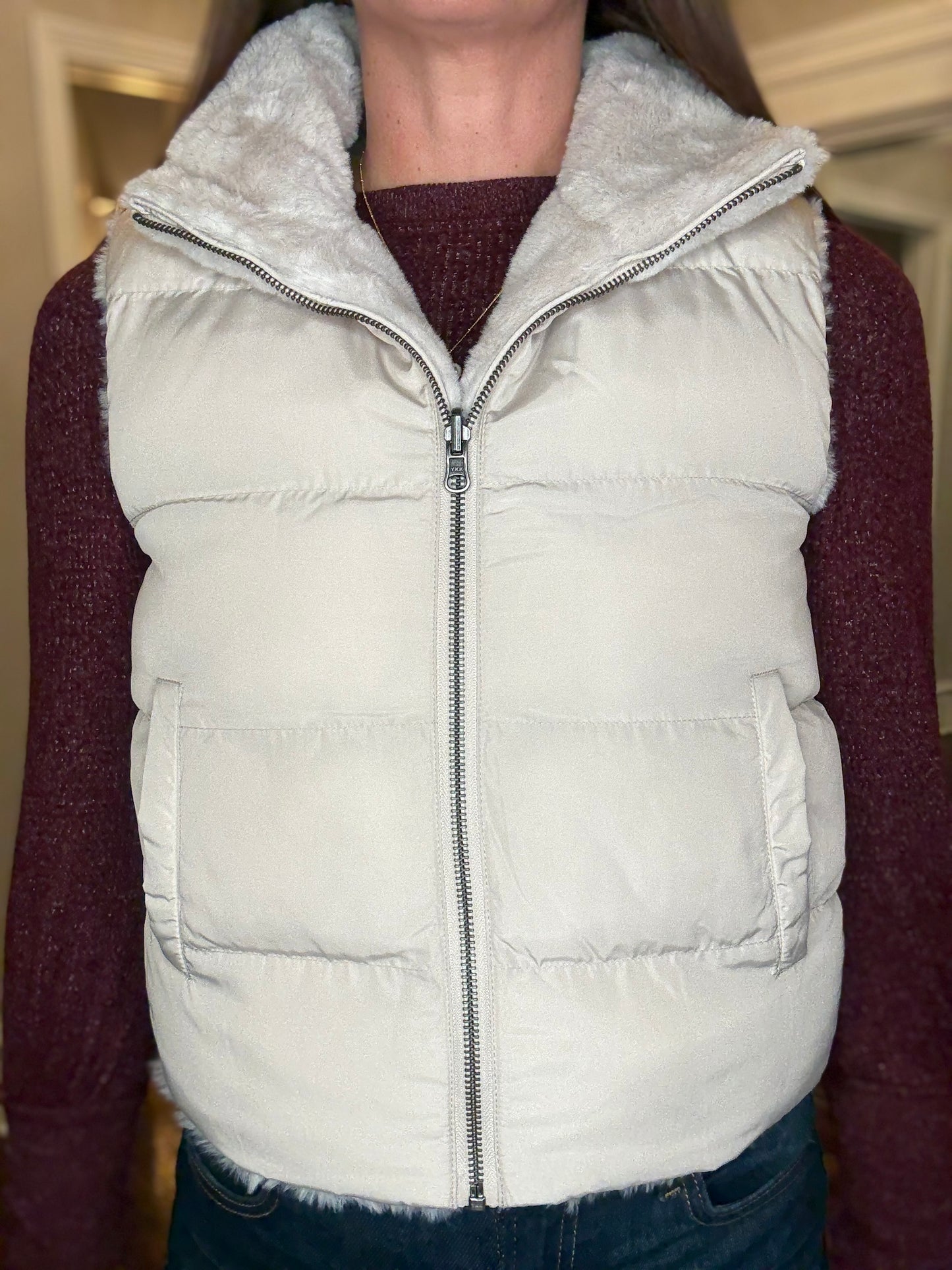 DYLAN REVERSIBLE FUR VEST 10.28