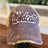 WILDCATS SEQUIN TRUCKER HAT 8.15