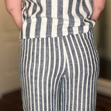 MULTIPLES STRIPED ANKLE PANT 8.14