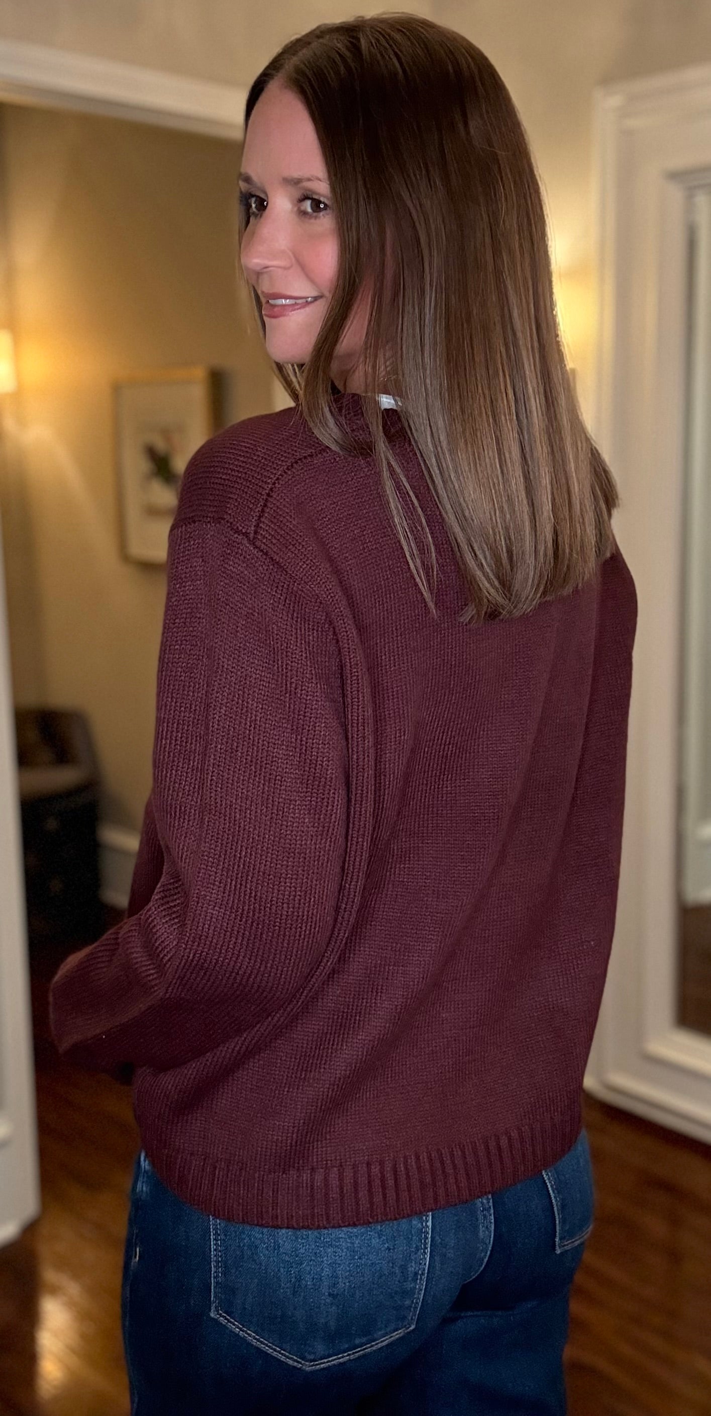 PANACHE WINE WEATHER SWEATER 10.01