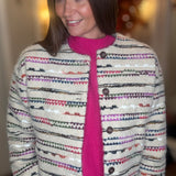 MOLLY BRACKEN PRINTED WOVEN JACKET 10.12