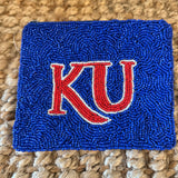 BEADED KU POUCH 11.14