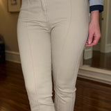 MULTIPLES PIN TUCK FLARE LEG CROP JEAN 12.17