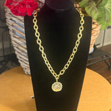 SUSAN SHAW BEE PENDANT NECKLACE 3317