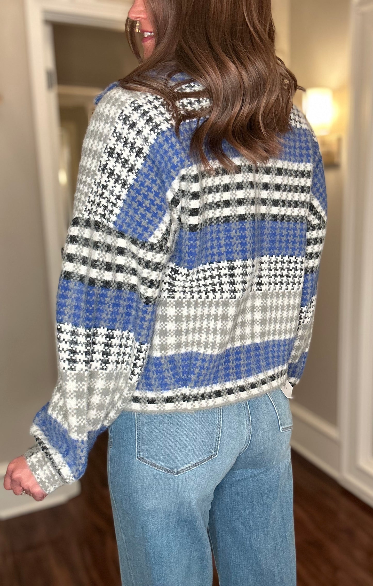 METRIC MIXED PLAID JACKET 10.7