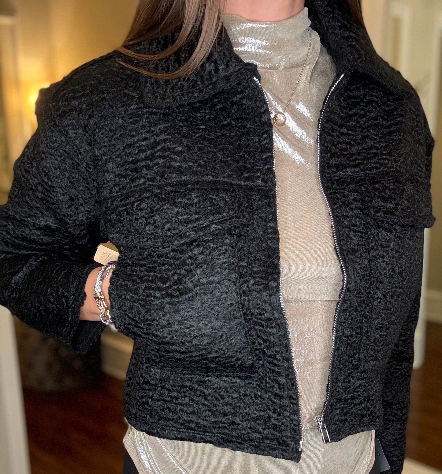 BOUCLE CROPPED JACKET 8.14