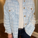 LT BLUE PLAID SHACKET 11.24