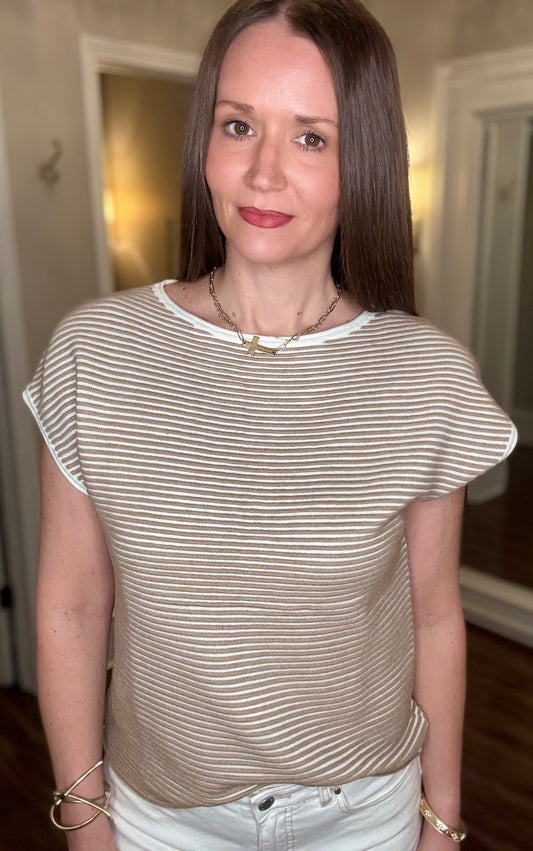 FDJ OTTOMAN CAP SLEEVE SWEATER 2.10