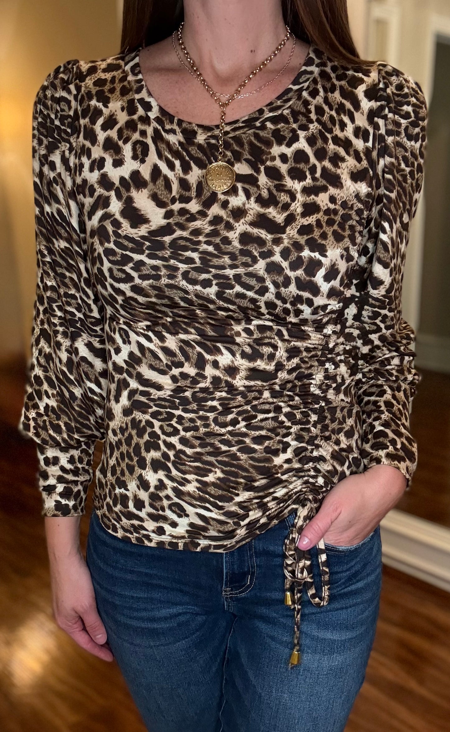 JENNY SIDE DRAW STRING TOP 10.28