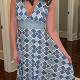 SOUL OF MU SLEEVELESS BLUE DRESS 12.23