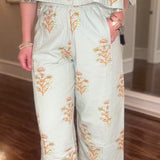 IVY JANE PRINT BARREL PANT 3.25