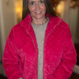FUCHSIA FAUX FUR JACKET 9.26