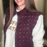 COGNAC CROPPED VEST 8.28