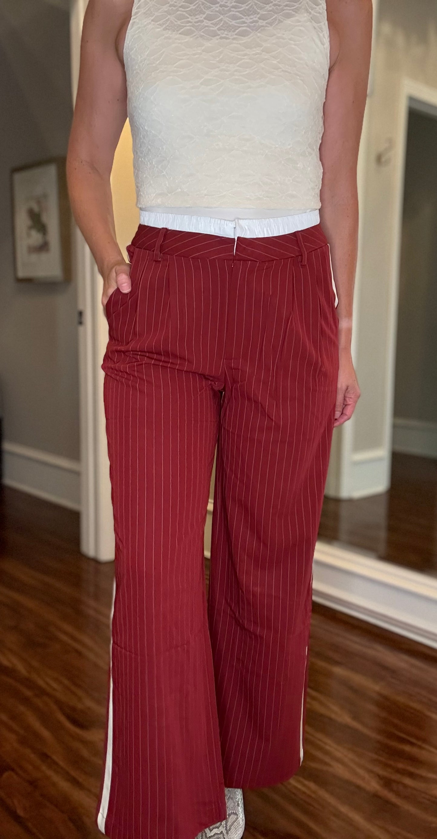 Y/D STRIPED PANTS WITH SIDE STRIPE DETAIL 8.5