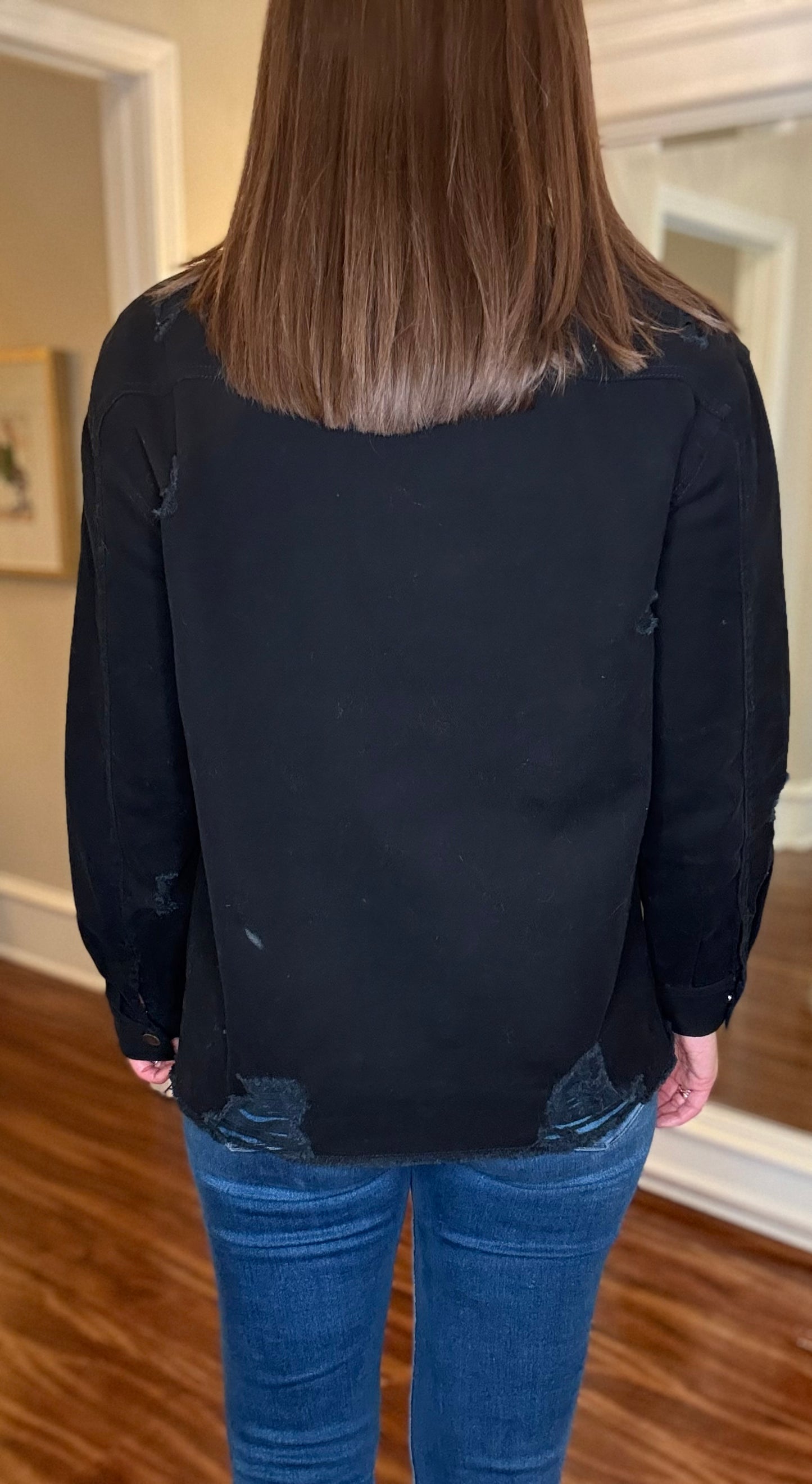 TIMING BUTTON DOWN JACKET W/ POCKETS 7.23