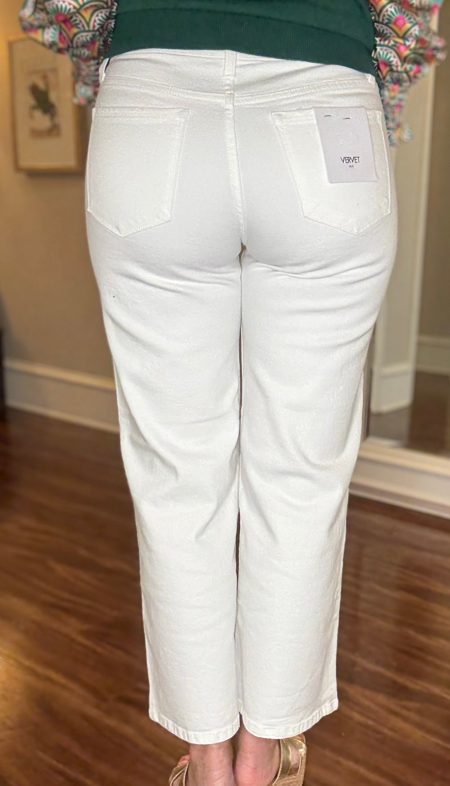 VERVET OLIVIA WIDE LEG WITH FINISHED HEM JEAN 5.28