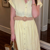 ENTRO LEMON LACE MIDI DRESS 3.3