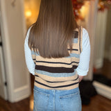 DEX STRIPED SWEATER VEST 10.9