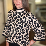 FUNSPORT LEOPARD KNIT SWEATER 8.17