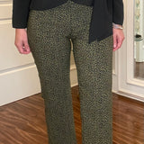 OLIVE LEOPARD PRINT ANKLE PANT 8.14
