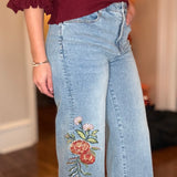 TRU LUXE CUFFED AND EMBROIDERED JEAN 9.26