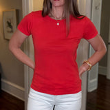 DYLAN ROWAN RIB CREW NECK TEE (multiple colors) 6.1