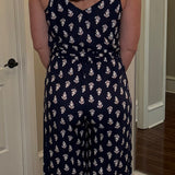 FLORAL V-NECK JUMPSUIT 12.23