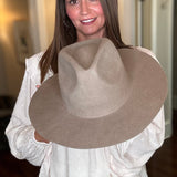 STIFF BRIM RANCHER HAT-100% AUSTRALIAN WOOL