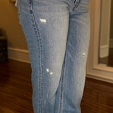MELISSA MID RISE STRAIGHT LEG JEAN 1.8