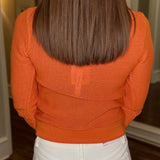 METRIC LINEN V NECK L/S PULLOVER (multiple colors) 2.3