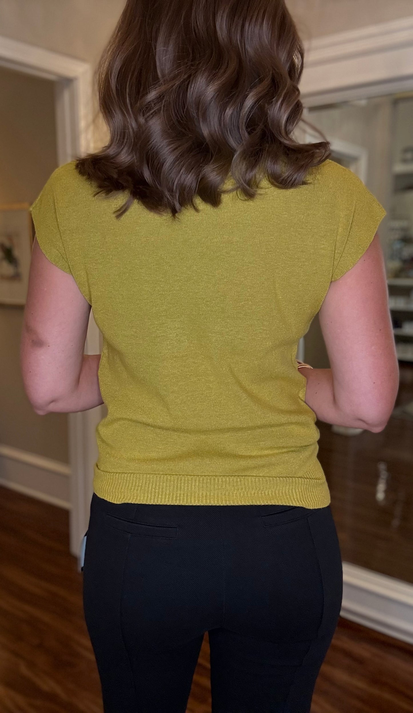 MOLLY BRACKEN MOCK NECK S/SLV SWEATER 9.2