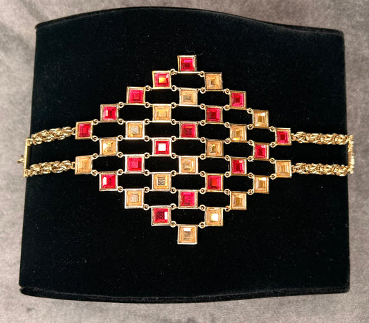 L GEORGE CUSTOM CRYSTAL BRACELET