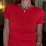 DYLAN ROWAN RIB CREW NECK TEE (multiple colors) 6.1