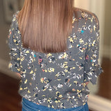 VELVET HEART ANTHEA CAMO FLORAL TOP 8.1