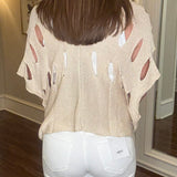 LOOK MODE CUT OUT SWEATER 4.21