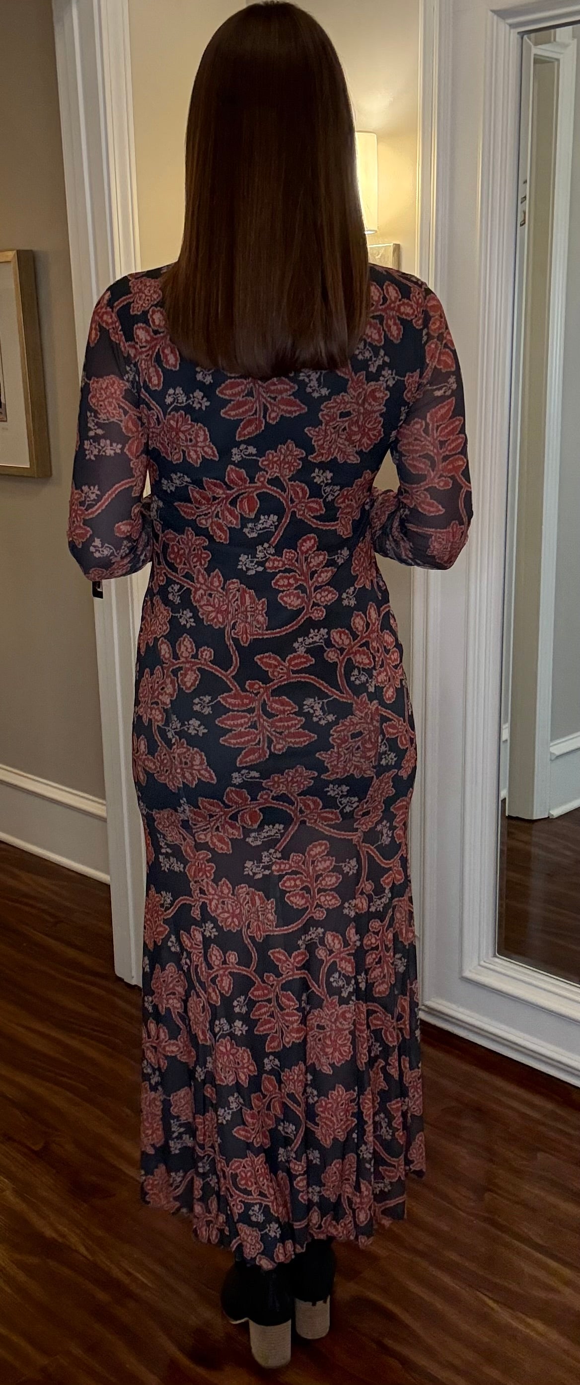 FLORAL MESH MAXI DRESS 11.18