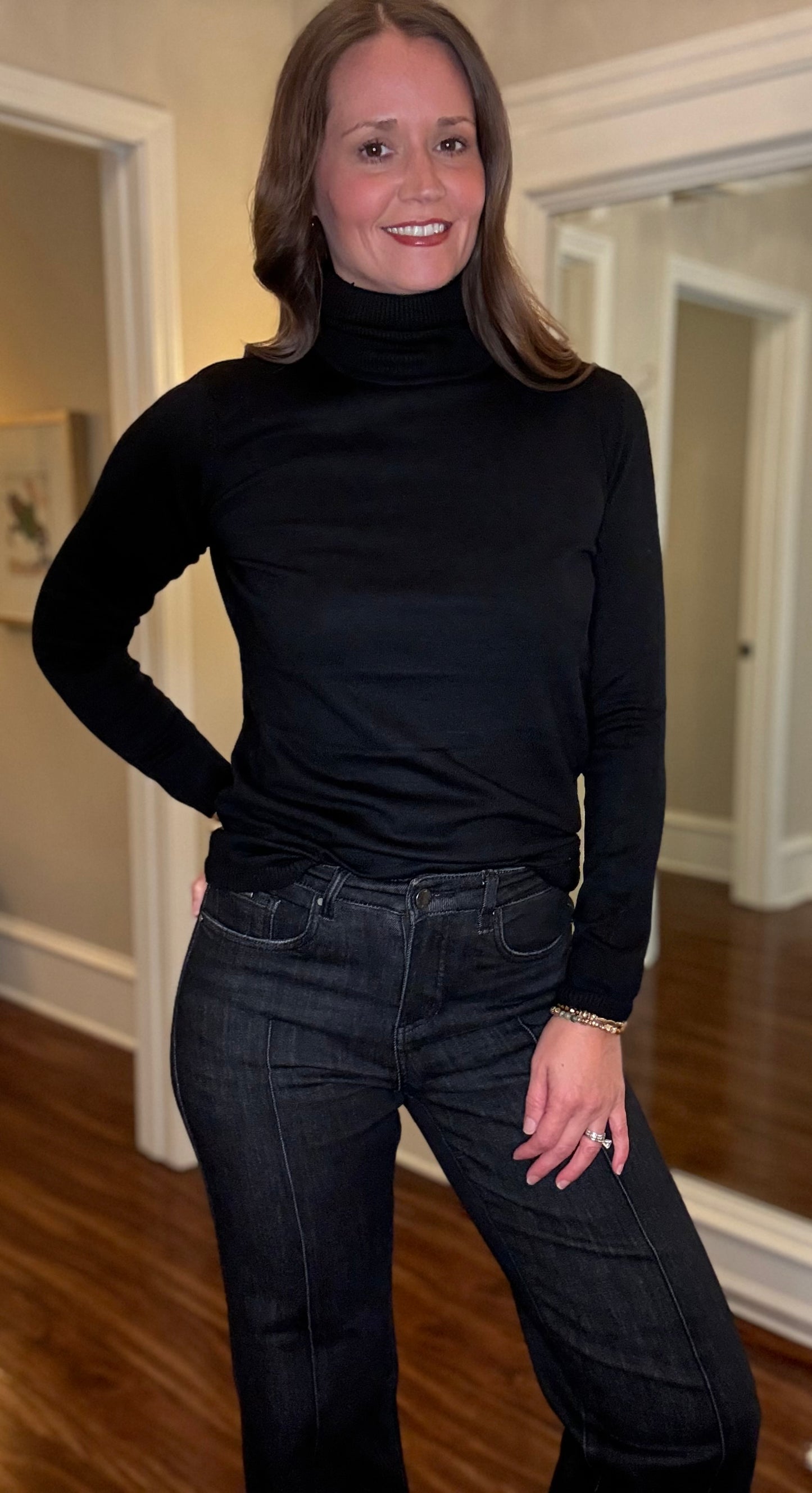METRIC KNIT TURTLENECK L/S PULLOVER (multiple colors) 8.9