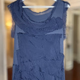 SILK RUFFLE DRESS (multiple colors)