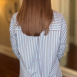 VELVET HEART PEMBERLY STRIPED BUTTON UP 8.1