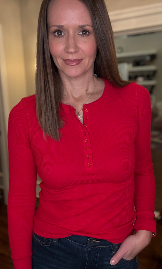 ACTIVE BASIC THERMAL HENELY (multiple colors) 11.4