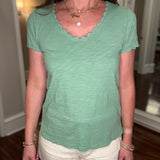 DYLAN SHORT SLEEVE RIC RAC TEE 6.10