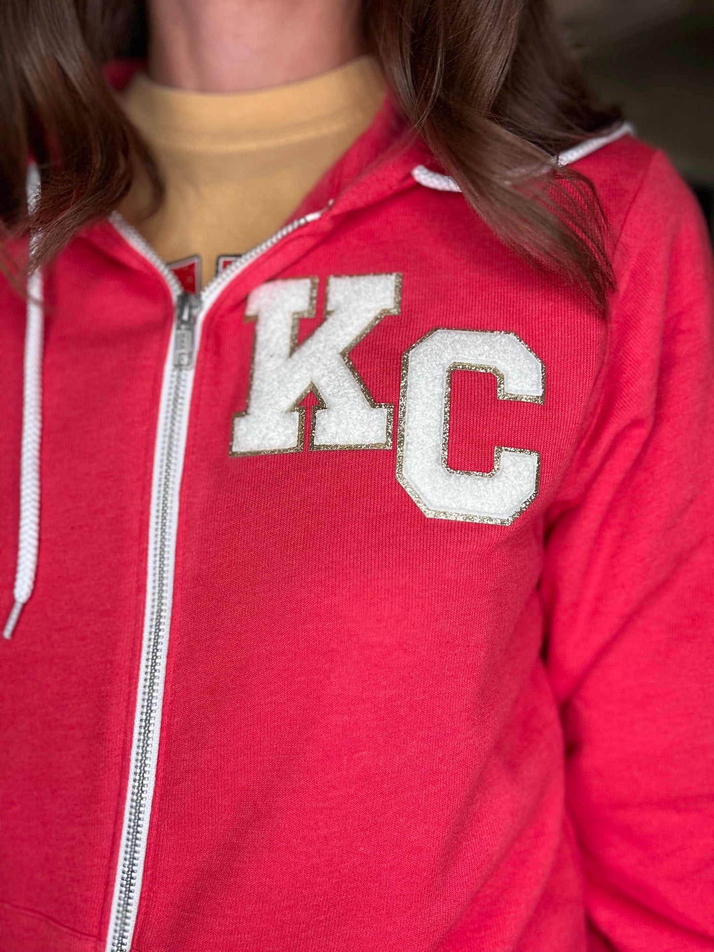 KC PATCH ZIP HOODIE