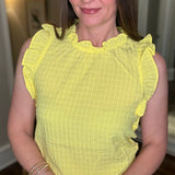 THML YELLOW RUFFLE TOP 4.1