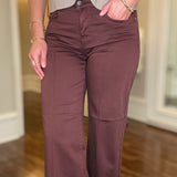 FDJ OLIVIA WIDE LEG JEAN IN FIG 8.5