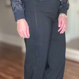 SLIMSATION BUTTON HEM CROP PANT 8.7